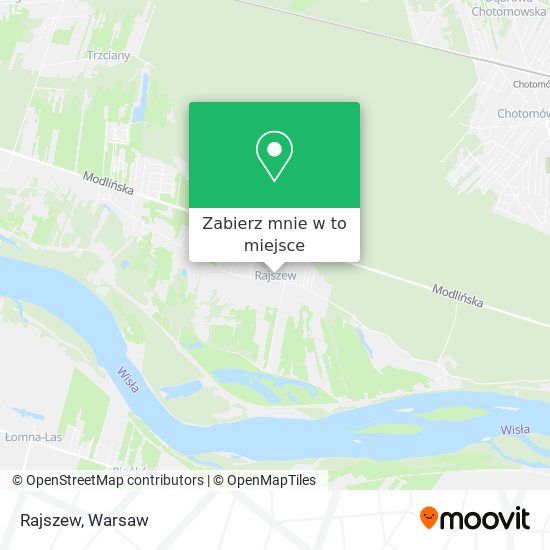 Mapa Rajszew