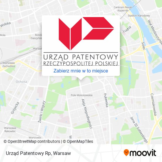 Mapa Urząd Patentowy Rp