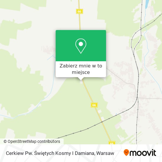 Mapa Cerkiew Pw. Świętych Kosmy I Damiana