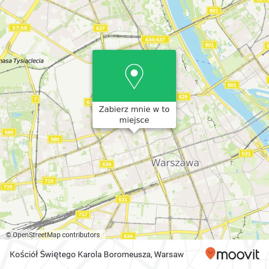 Mapa Kościół Świętego Karola Boromeusza