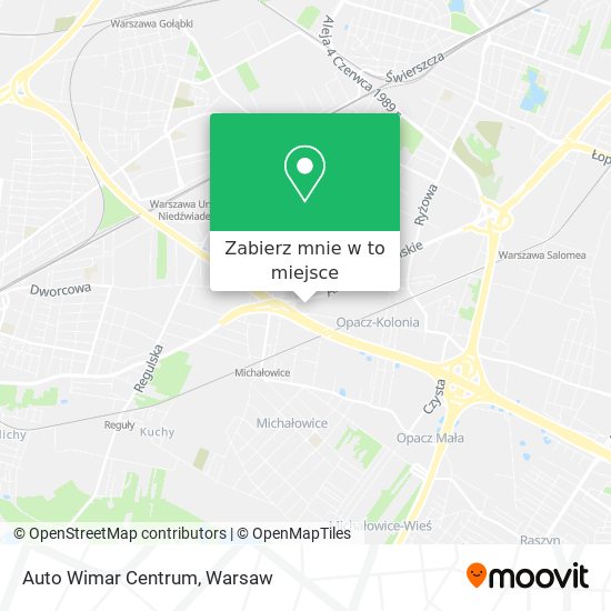 Mapa Auto Wimar Centrum