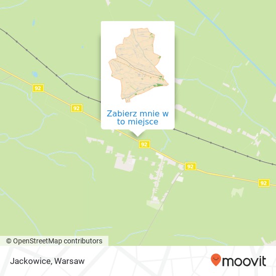 Mapa Jackowice