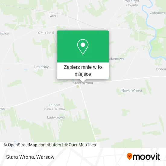 Mapa Stara Wrona