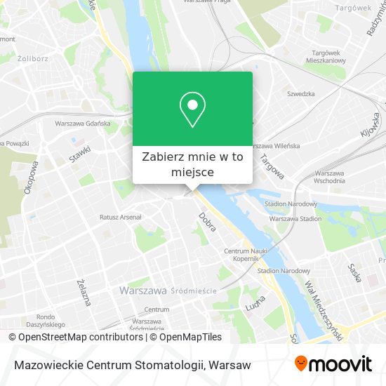 Mapa Mazowieckie Centrum Stomatologii