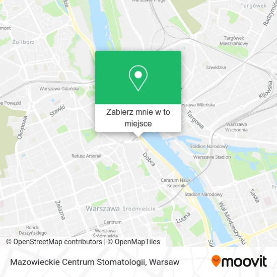 Mapa Mazowieckie Centrum Stomatologii