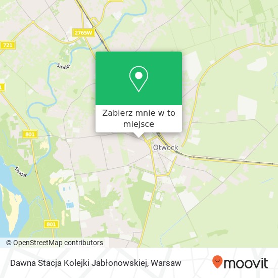 Mapa Dawna Stacja Kolejki Jabłonowskiej