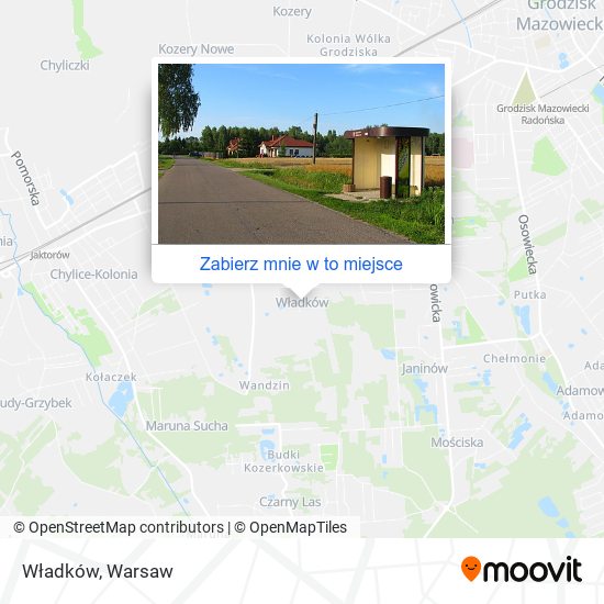 Mapa Władków