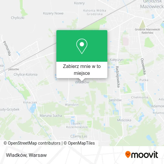 Mapa Władków