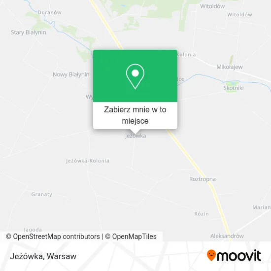 Mapa Jeżówka