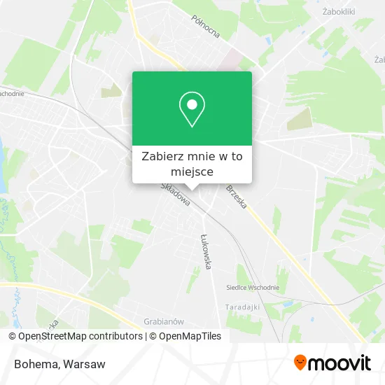 Mapa Bohema