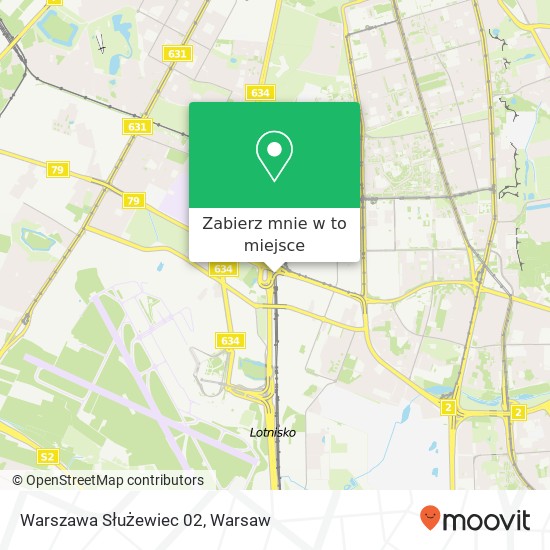 Mapa Warszawa Służewiec 02