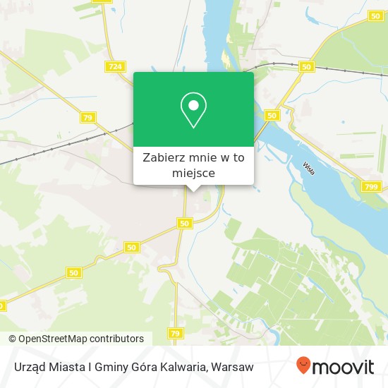 Mapa Urząd Miasta I Gminy Góra Kalwaria