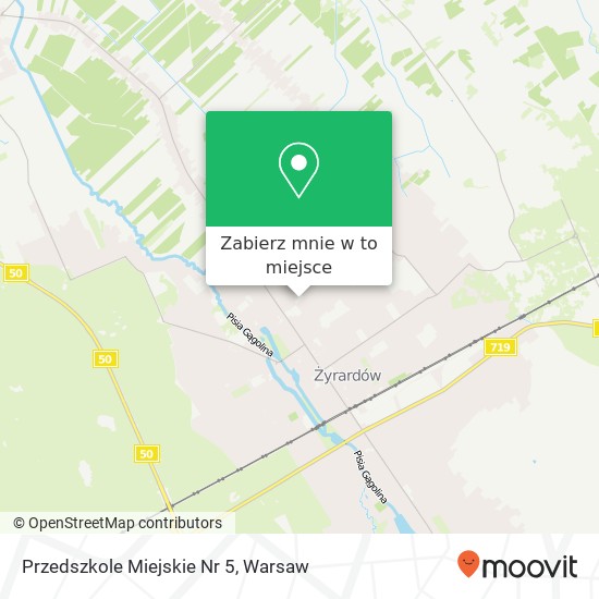 Mapa Przedszkole Miejskie Nr 5