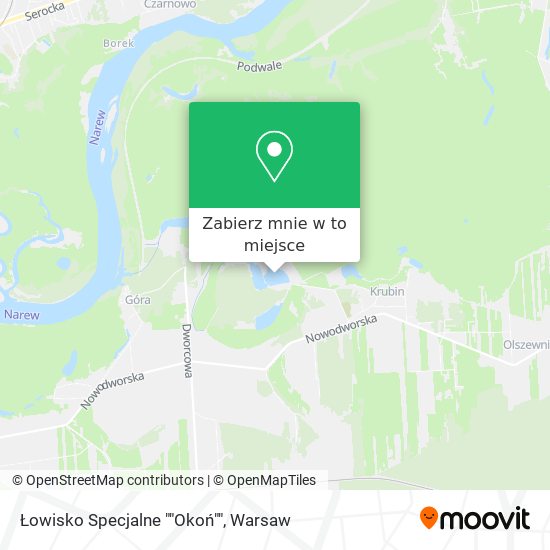 Mapa Łowisko Specjalne ""Okoń""