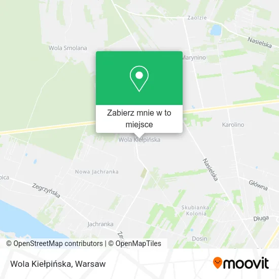 Mapa Wola Kiełpińska