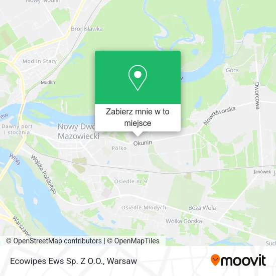 Mapa Ecowipes Ews Sp. Z O.O.