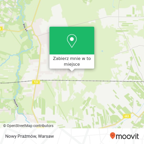 Mapa Nowy Prażmów