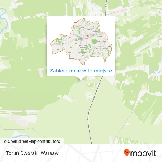 Mapa Toruń Dworski