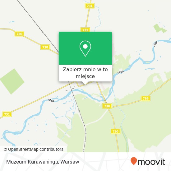 Mapa Muzeum Karawaningu