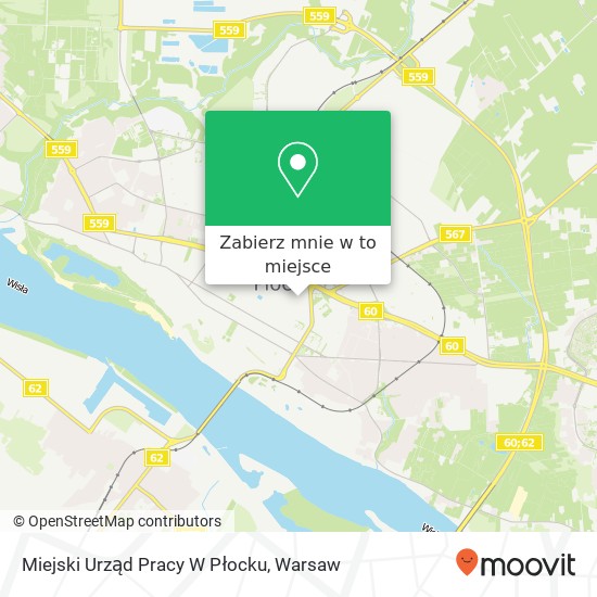 Mapa Miejski Urząd Pracy W Płocku