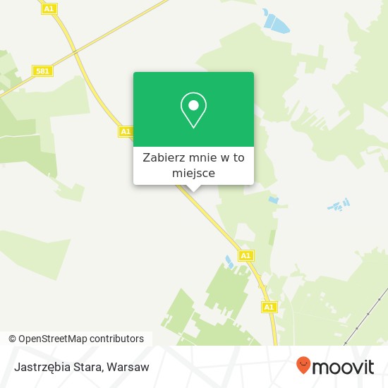 Mapa Jastrzębia Stara