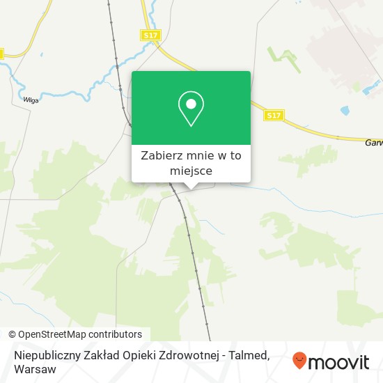 Mapa Niepubliczny Zakład Opieki Zdrowotnej - Talmed