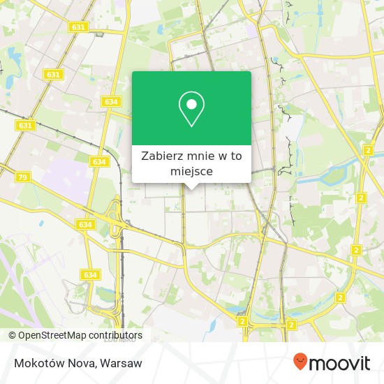 Mapa Mokotów Nova