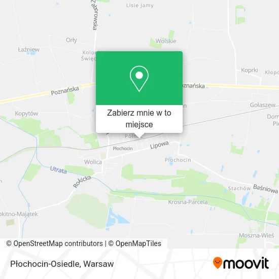 Mapa Płochocin-Osiedle
