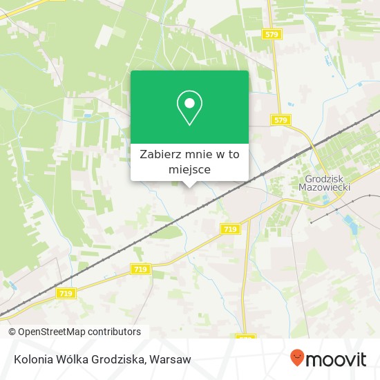 Mapa Kolonia Wólka Grodziska