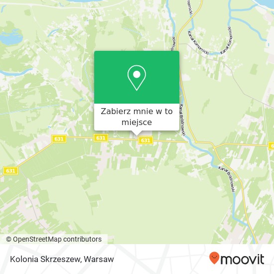 Mapa Kolonia Skrzeszew