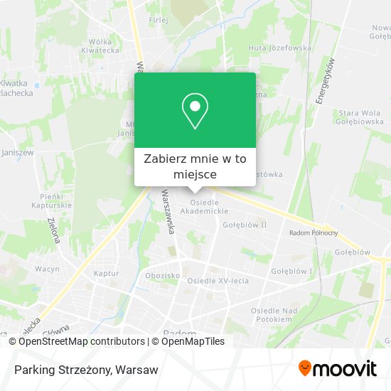 Mapa Parking Strzeżony