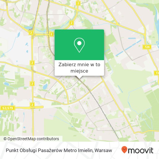 Mapa Punkt Obsługi Pasażerów Metro Imielin