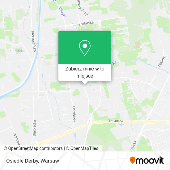 Mapa Osiedle Derby