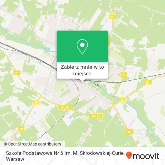 Mapa Szkoła Podstawowa Nr 6 Im. M. Skłodowskiej-Curie