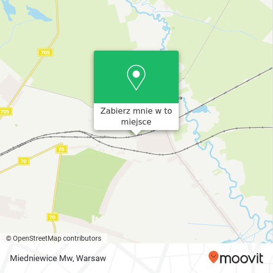 Mapa Miedniewice Mw