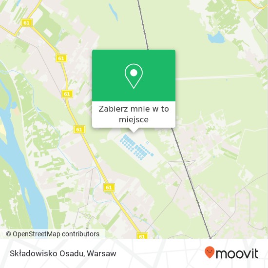 Mapa Składowisko Osadu