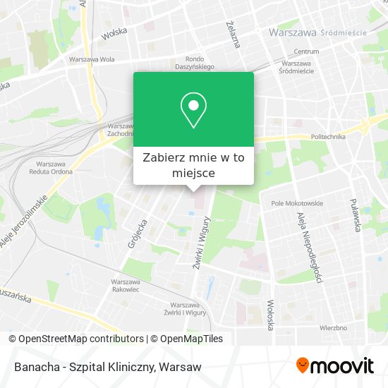 Mapa Banacha - Szpital Kliniczny