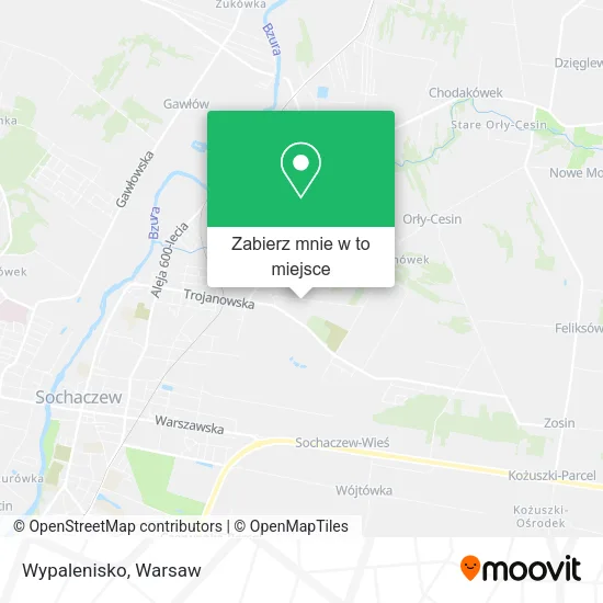 Mapa Wypalenisko