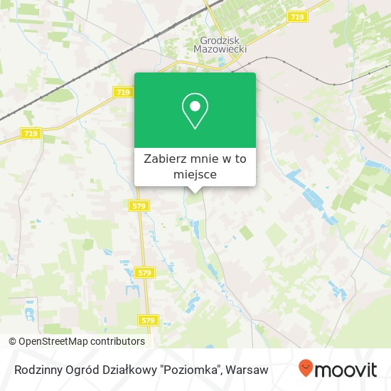 Mapa Rodzinny Ogród Działkowy "Poziomka"