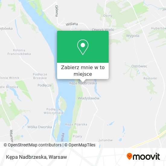 Mapa Kępa Nadbrzeska