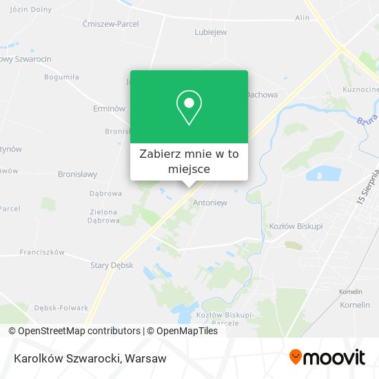 Mapa Karolków Szwarocki