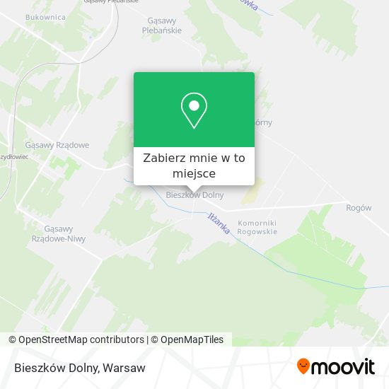 Mapa Bieszków Dolny