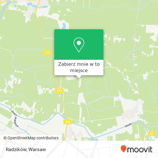 Mapa Radzików