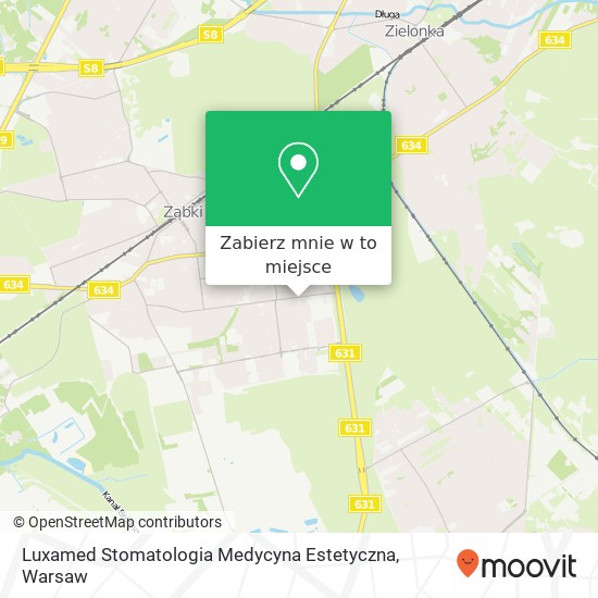 Mapa Luxamed Stomatologia Medycyna Estetyczna