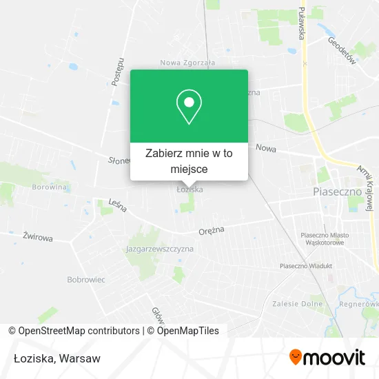Mapa Łoziska
