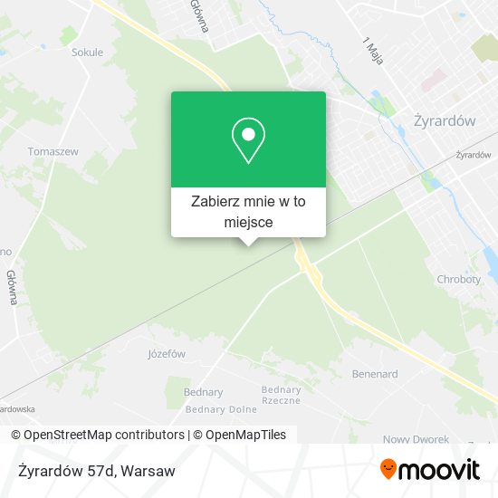 Mapa Żyrardów 57d