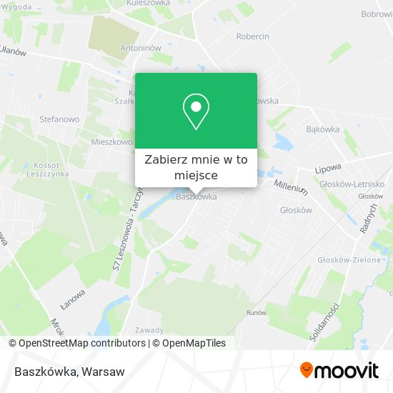 Mapa Baszkówka