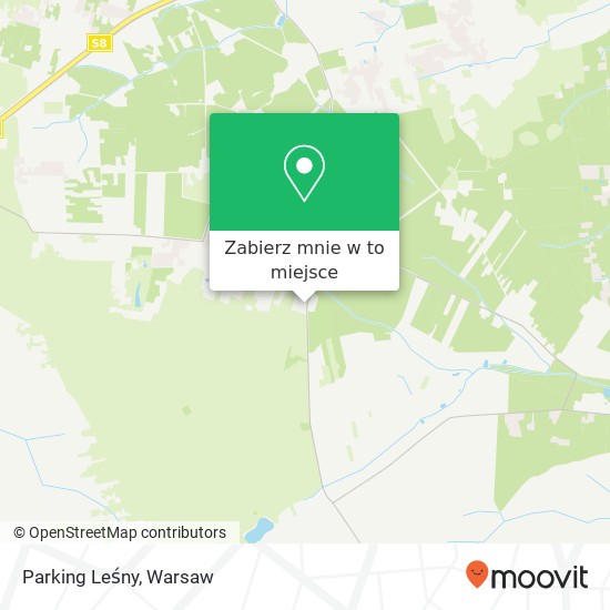 Mapa Parking Leśny