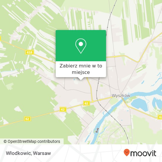 Mapa Włodkowic