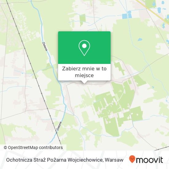 Mapa Ochotnicza Straż Pożarna Wojciechowice